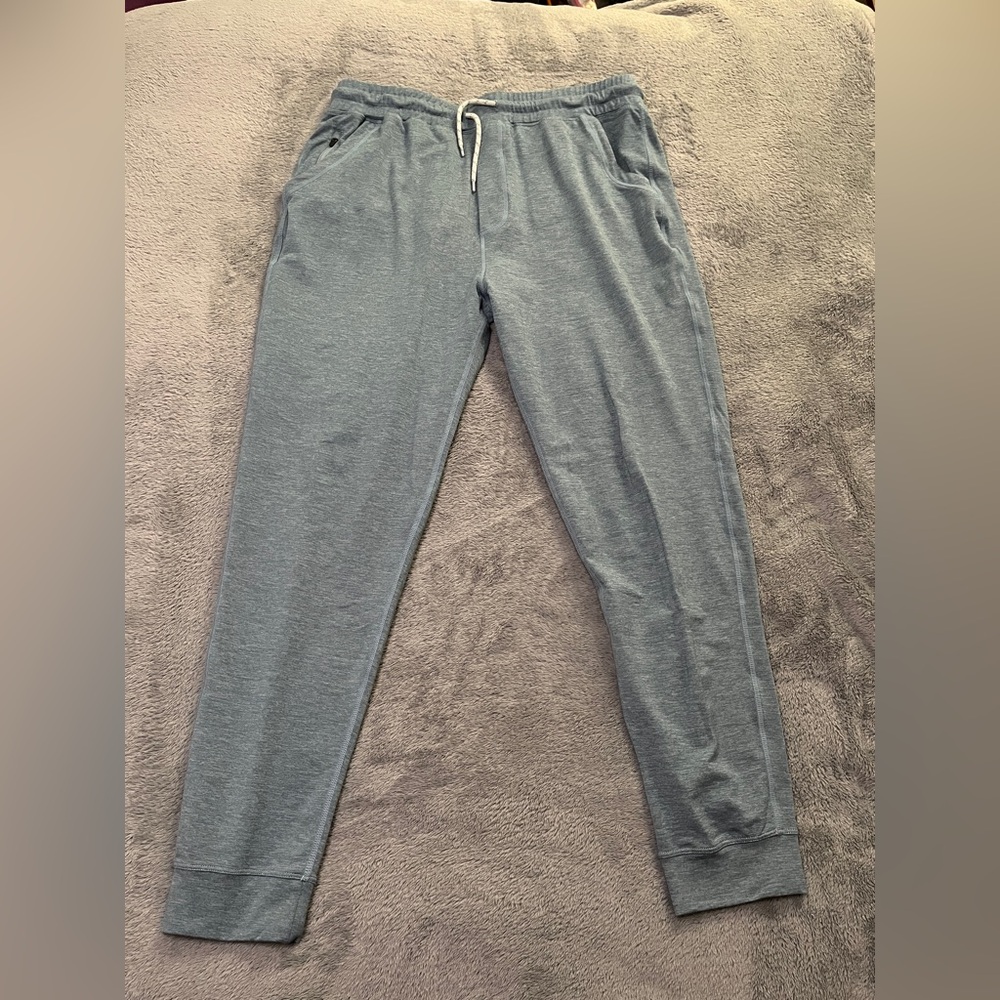 Marine Layer Weekend Sport Jogger Pants Gray Mens Large